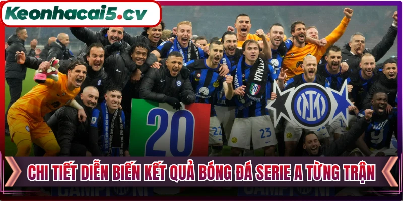 Chi tiết diễn biến kết quả bóng đá Serie A từng trận