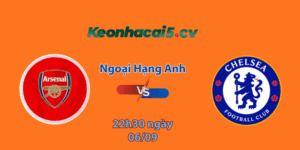 Arsenal vs Chelsea logo KQBD.club