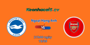 Brighton vs Arsenal logo KQBD.club